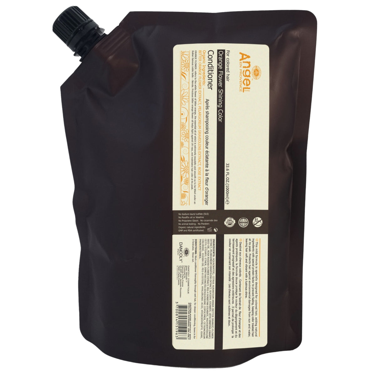 Angel En Provence Orange Flower Colour Conditioner Refill 1000ml