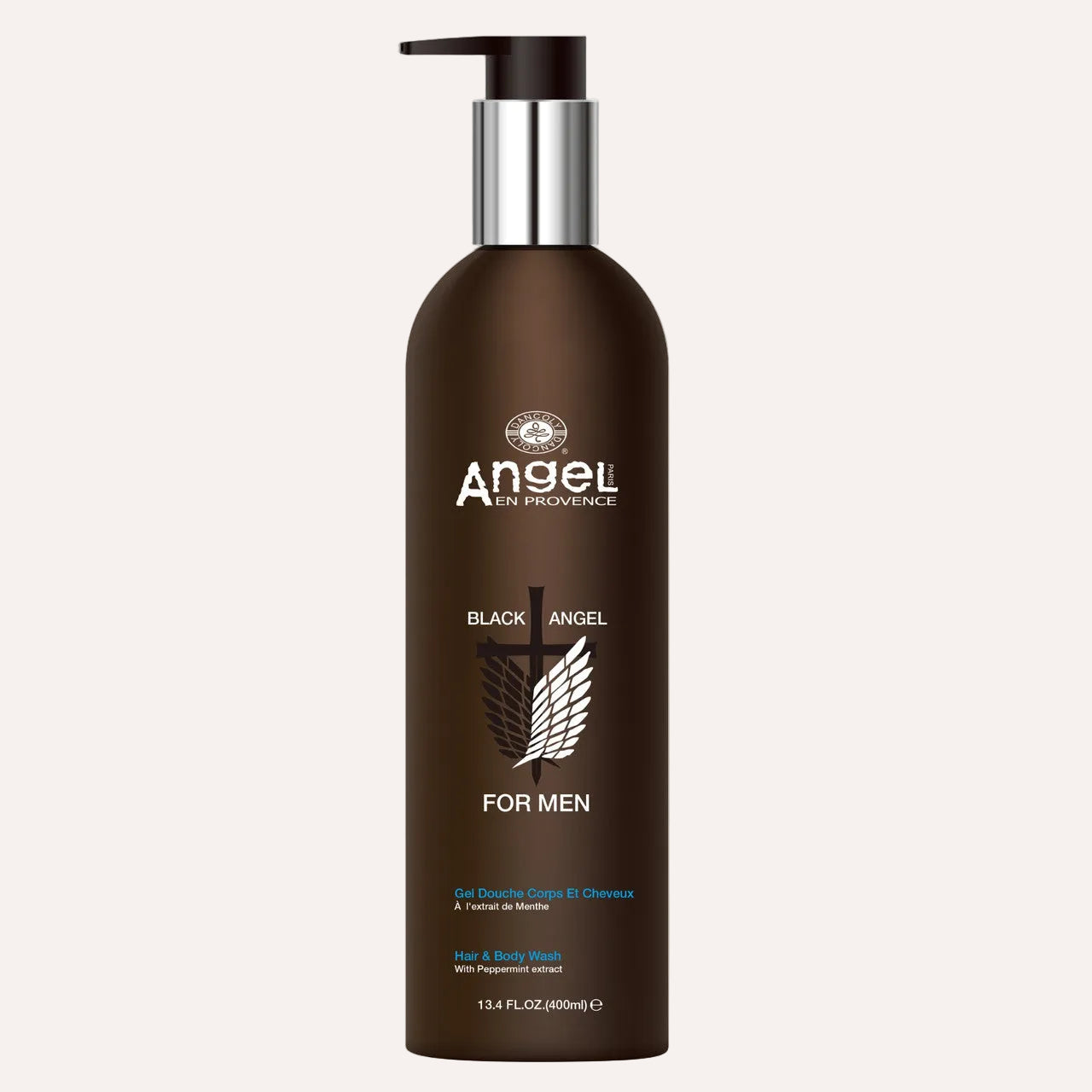 Black Angel For Men Hair + Body Wash 400ml