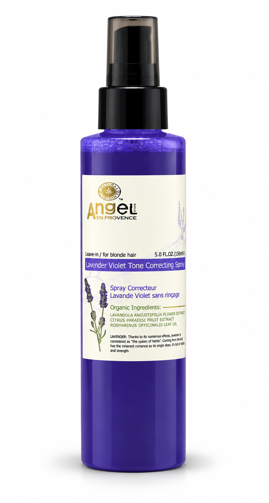 Angel En Provence Lavender Violet Tone Correcting Leave In Spray 150ml