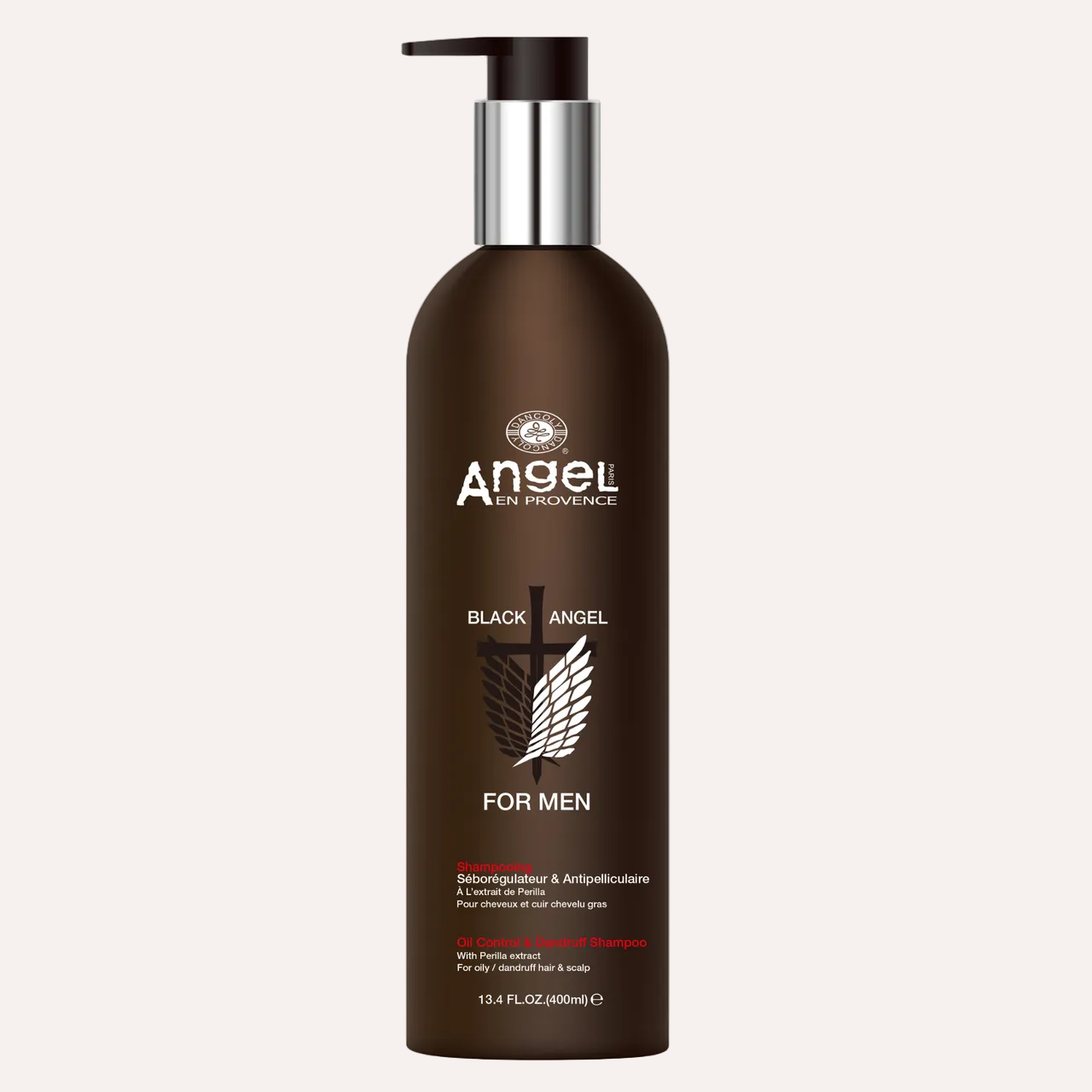 Black Angel For Men Oil Control + Dandruff Shampoo 400ml
