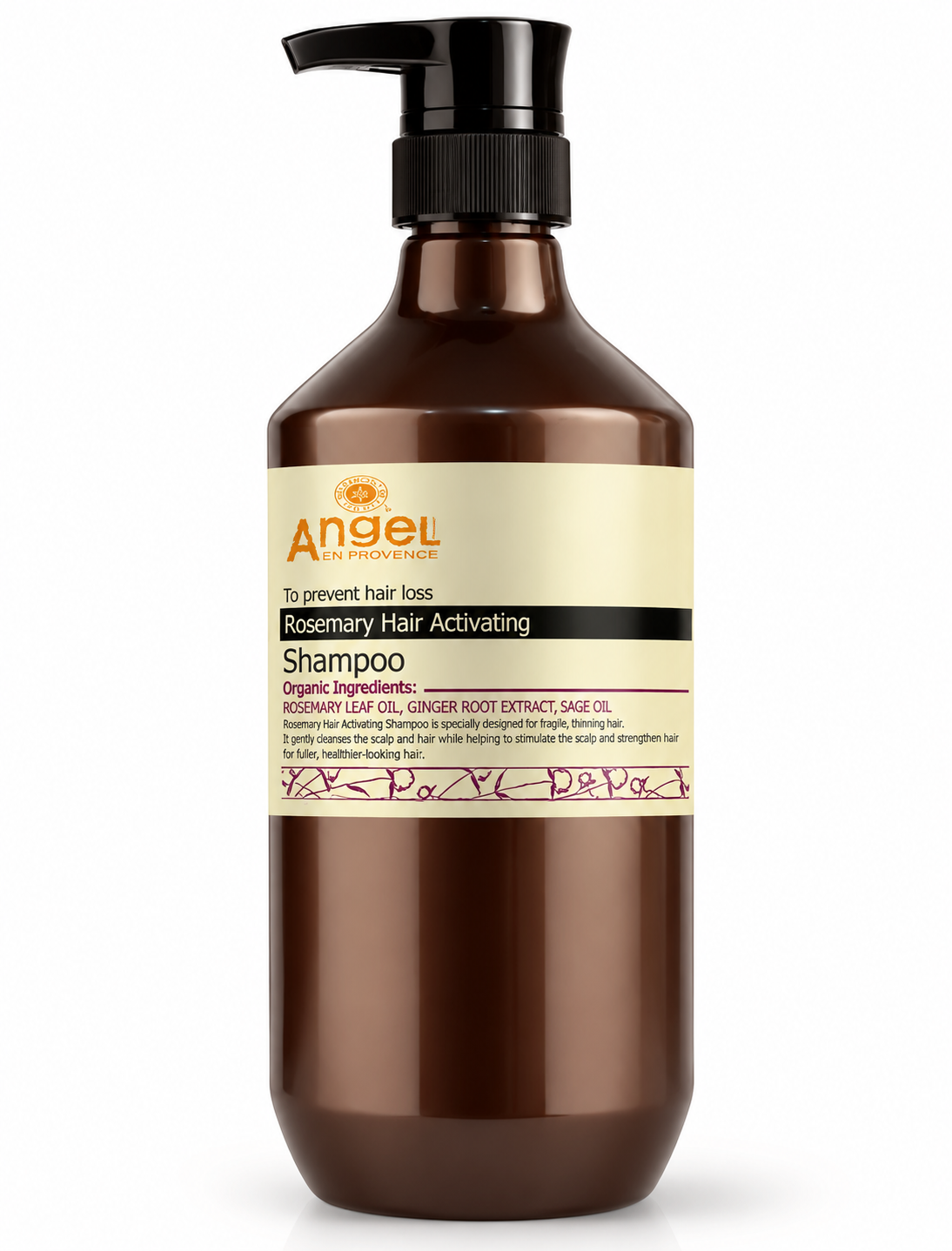 Angel En Provence Rosemary Hair Activating Shampoo 800ml